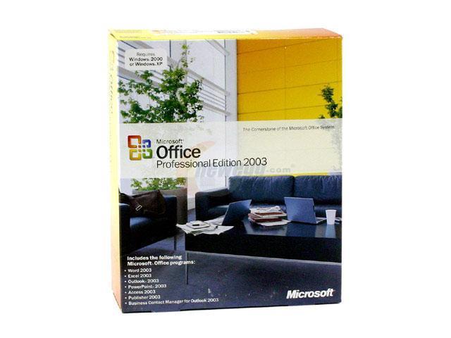 microsoft office professional 2003